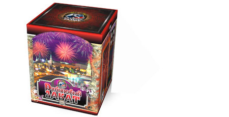 Фейерверк - батарея салютов Рубиновый закат